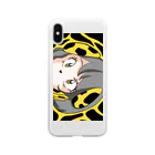 するめの💛🖤 Soft Clear Smartphone Case