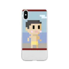 絵描きのunicoのどっとKUNIAKI背景あるやつ Soft Clear Smartphone Case