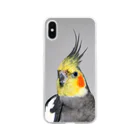 bagapoのオカメインコのスマホケース Soft Clear Smartphone Case