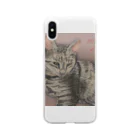 ポップヌードルのあずき猫 Soft Clear Smartphone Case