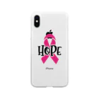 Fred HorstmanのBreast Cancer HOPE  乳がんの希望 Soft Clear Smartphone Case