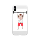 KANNA.の猿サルソース Soft Clear Smartphone Case