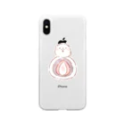 パルティのほほ笑みいちご丸 Soft Clear Smartphone Case