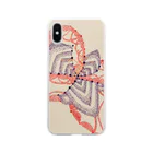 Pointillism loveの雫華 Soft Clear Smartphone Case