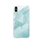 LeafCreateのグラントシロカブトな模様　 Soft Clear Smartphone Case