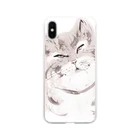 絵師冬奇のECO　CAT　BAG　ECB Soft Clear Smartphone Case