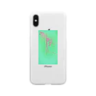 pigeonlyのドキ Soft Clear Smartphone Case