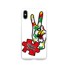 peace pieceのpeace piece Soft Clear Smartphone Case