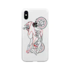 りょんのブンブンバイク Soft Clear Smartphone Case