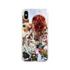 世界の絵画アートグッズのホアキン・ソローリャ《セビーリャの踊り》 Soft Clear Smartphone Case