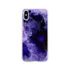 Yoshiki house 岡村芳樹の紫水晶 Soft Clear Smartphone Case