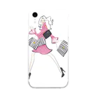 Jojo Yan | A Fashion Illustratorのいっぱい買い物しようその２ Soft Clear Smartphone Case