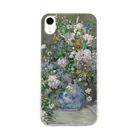 SONOTENI-ARTの016-001　ルノワール　『春の花束』　クリア　スマホケース　iPhone XR専用デザイン　CC3 ソフトクリアスマホケース