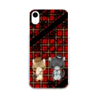 Cheerful_gangの黒猫探偵 Soft Clear Smartphone Case