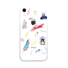 misuzuoyamaのteleportphone Soft Clear Smartphone Case