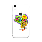 C WORLD🐻💜のMR.PIZZA Soft Clear Smartphone Case