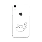 ゆるふわ本舗 こふれちっく。のゆるどろ猫 Soft Clear Smartphone Case