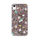 mugny shopの淡い花畑 Soft Clear Smartphone Case