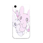 ガブリイズムのミルクシェイクド・ウサギ Soft Clear Smartphone Case