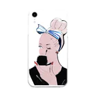 Jojo Yan | A Fashion Illustratorのメイクアップ Soft Clear Smartphone Case