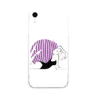 Jojo Yan | A Fashion Illustratorのバランスボール Soft Clear Smartphone Case