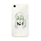 でけえのリュウゼツちゃん（ホワイト） Soft Clear Smartphone Case