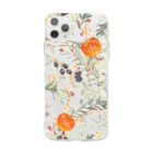 omisoのりんごと花 Soft Clear Smartphone Case