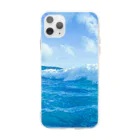 “すずめのおみせ” SUZURI店の夏海空 Soft Clear Smartphone Case