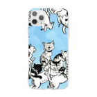 lofi_bearの北澤楽天 ねこのくにの幼稚園(1915) Soft Clear Smartphone Case