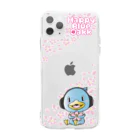 HAPPY BLUE DAKK のiPhone１１専用携帯カバー Soft Clear Smartphone Case