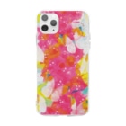 Akiss art ONLINE SHOPのブーゲンビリアのパーティ Soft Clear Smartphone Case