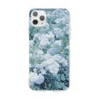 ななこの白薔薇 Soft Clear Smartphone Case