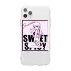 SWEET＆SPICY 【 すいすぱ 】ダーツのSummer ダーツガール🎯 Soft Clear Smartphone Case