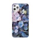 Petrichorの紫陽花 A Soft Clear Smartphone Case