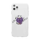 pianomのリズムねこ Soft Clear Smartphone Case