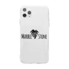 Marble☺︎Stoneのシンプルロゴ雑貨シリーズ Soft Clear Smartphone Case