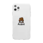 Asamiフェスグッズ WEB STOREのAsamiスマホケース ソフトクリアスマホケース
