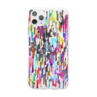 Miki_after_partyのcolorful　rain Soft Clear Smartphone Case