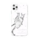 はるこはるのこはるとはる虎寄り添い　猫　ねこ　ネコ Soft Clear Smartphone Case