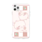 Chatoranの双子にゃんこのねむねむだよ～ Soft Clear Smartphone Case