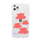 💙ゆらゆら王国💜のメンダコソフト携帯ケース Soft Clear Smartphone Case