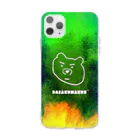 ダサクマくんストアのダサクマくん　シトラス Soft Clear Smartphone Case