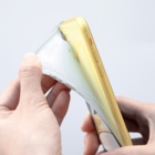フラワーオブライフグッズ | iPhoneスマホケースショップのフラワーオブライフ 木目調A Soft Clear Smartphone Case :material