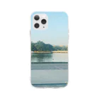 memoの大濠公園(iPhone11pro用) Soft Clear Smartphone Case