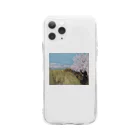 skynailsのskyさん作実家の近所の桜並木 Soft Clear Smartphone Case