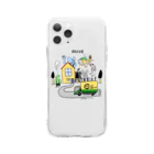 THE DOUBUTSU-ZOO SHOPのどうぶつーズ引っ越しセンタ Soft Clear Smartphone Case