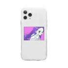 natsumi sato /イラストレーターのBeeeeeeee Soft Clear Smartphone Case