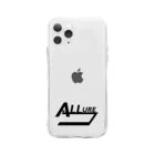 allureのallure LOGO Soft Clear Smartphone Case