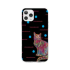 chamao&pimushiのねこ好きさん Soft Clear Smartphone Case