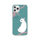 non.FuLFiLLの見返り美人 Soft Clear Smartphone Case